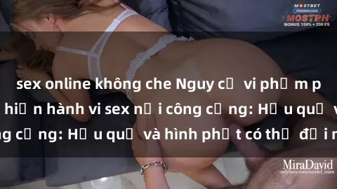 sex online không che Nguy cơ vi phạm pháp luật khi thực hiện hành vi sex nơi công cộng: Hậu quả và hình phạt có thể đối mặt
